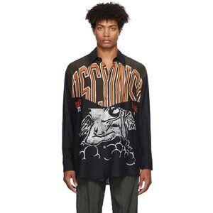 Our Legacy Angel of Wisconsin Above Shirt Size 52, US 42 Large Mens Black NWT